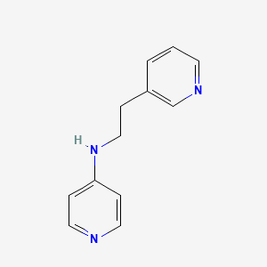 molecular formula C12H13N3 B13853637 N-(2-pyridin-3-ylethyl)pyridin-4-amine 