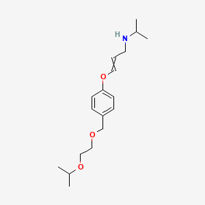 molecular formula C18H29NO3 B13853688 EZ-[3-[4-(2-Isopropoxyethoxy-methyl)phenoxy]allyl]isopropylamine 