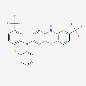 molecular formula C26H14F6N2S2 B13853723 2',8-Bis(trifluoromethyl)-10H-3,10'-biphenothiazine 