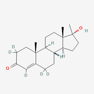 molecular formula C20H30O2 B13853746 17beta-Methyl epi-Testosterone-d5 