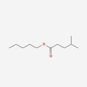 molecular formula C11H22O2 B13853795 Pentyl 4-methylpentanoate CAS No. 25415-71-8