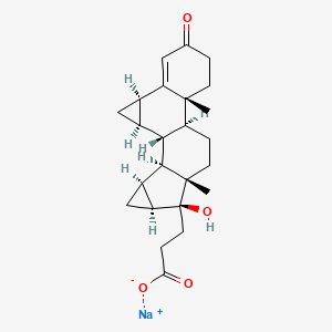 molecular formula C24H31NaO4 B13853807 Drospirenone Acid Sodium Salt 