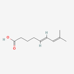 molecular formula C10H16O2 B13853817 Capsaicin-5,7-dienoic Acid 