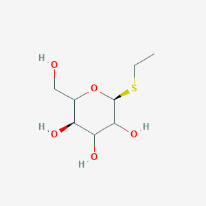 molecular formula C8H16O5S B13853850 (2S,5R)-2-ethylsulfanyl-6-(hydroxymethyl)oxane-3,4,5-triol 