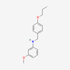 molecular formula C17H21NO2 B1385387 3-Methoxy-N-(4-propoxybenzyl)aniline CAS No. 1036543-63-1