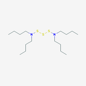 molecular formula C16H36N2S3 B13853881 N1,N1,N3,N3-Tetrabutyltrisulfane-1,3-diamine 