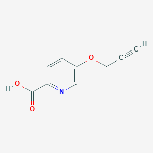 molecular formula C9H7NO3 B13853937 5-Prop-2-ynoxypyridine-2-carboxylic acid 