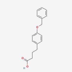 molecular formula C17H18O3 B13853948 4-[4-(Benzyloxy)phenyl]butanoic acid CAS No. 6686-26-6