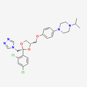 molecular formula C26H31Cl2N5O3 B13853975 N4-Triazolyl Terconazole 