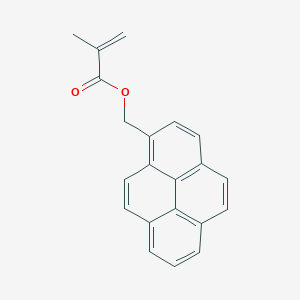 molecular formula C21H16O2 B013854 1-Pyrenylmethyl methacrylate CAS No. 86112-79-0