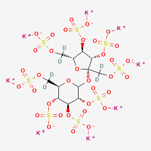 molecular formula C12H14K8O35S8 B13854078 Sucrose Octasulfate-d6 Potassium Salt 
