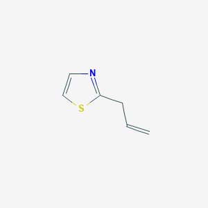 molecular formula C6H7NS B13854097 2-Prop-2-enyl-1,3-thiazole 