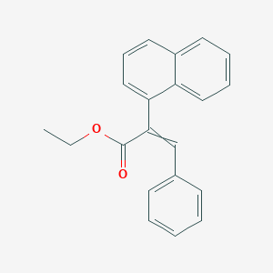 molecular formula C21H18O2 B13854124 a-(Phenylmethylene)-1-naphthaleneacetic Acid Ethyl Ester 