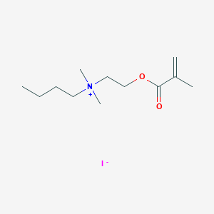 molecular formula C12H24INO2 B13854134 Butyl-dimethyl-[2-(2-methylprop-2-enoyloxy)ethyl]azanium;iodide CAS No. 20603-08-1
