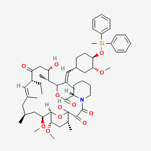 molecular formula C56H81NO12Si B13854225 Methyl(diphenyl)silyl 19-Epi Ascomycin(alpha/beta Mixture) 