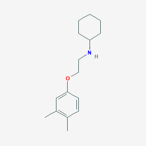 molecular formula C16H25NO B1385427 N-[2-(3,4-Dimethylphenoxy)ethyl]cyclohexanamine CAS No. 1040680-65-6