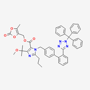 molecular formula C49H46N6O6 B13854280 N-Trityl Olmesartan Medoxomil Methyl Ether 