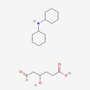 molecular formula C18H33NO4 B13854310 4-Hydroxy-6-oxohexanoic Acid Dicyclohexylamine Salt 