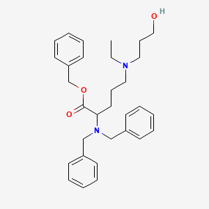 molecular formula C31H40N2O3 B13854433 Benzyl 2-(Dibenzylamino)-5-(ethyl(3-hydroxypropyl)amino)pentanoate 