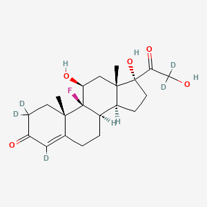 molecular formula C21H29FO5 B13854501 Fludrocortisone-d5 (Major) 