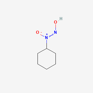 molecular formula C6H12N2O2 B13854644 N-Nitroso N-Hydroxy Cyclohexanamine CAS No. 72553-39-0