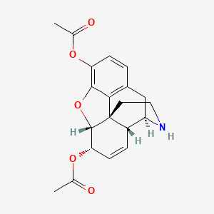 molecular formula C20H21NO5 B13854682 Normorphine Diacetate 