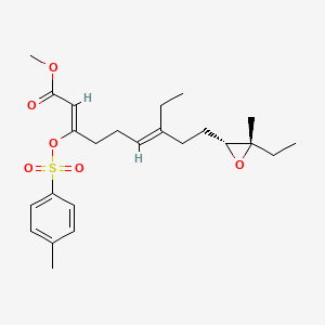 molecular formula C24H34O6S B13854733 Des-(3-Methyl) 3-(Tosyloxy) Juvenile Hormone I 