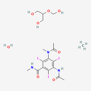 molecular formula C18H30I3N3O8 B13854824 Methyl 2-(4-biphenylyl)propionate 