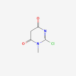 molecular formula C5H5ClN2O2 B13854836 2-Chloro-1-Methylpyrimidine-4,6(1H,5H)-dione 