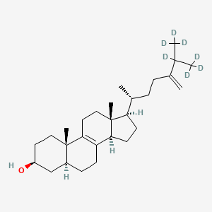 molecular formula C28H46O B13854846 Fecosterol-d7 