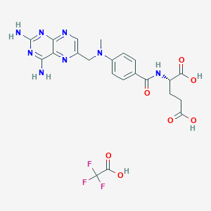 molecular formula C22H23F3N8O7 B13854852 Methotrexate Tetraglutamate Trifluoroacetate 