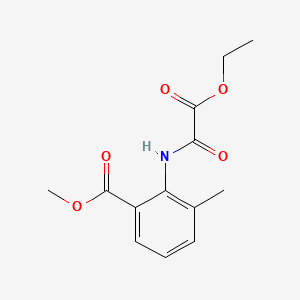 molecular formula C13H15NO5 B13854914 Methyl 2-(2-Ethoxy-2-oxoacetamido)-3-methylbenzoate 