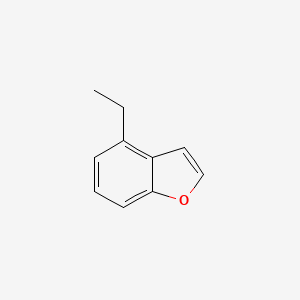 molecular formula C10H10O B13855024 4-Ethyl-1-benzofuran 