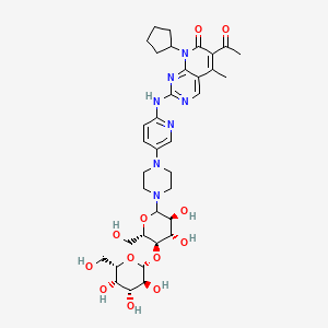molecular formula C36H49N7O12 B13855043 Palbociclib N-Lactose 