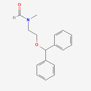 molecular formula C17H19NO2 B13855095 N-(2-(Benzhydryloxy)ethyl)-N-methylformamide 