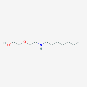 molecular formula C11H25NO2 B13855180 2-[2-(Heptylamino)ethoxy]ethanol 