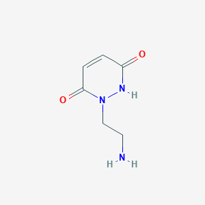 molecular formula C6H9N3O2 B13855192 2-(2-aminoethyl)-1H-pyridazine-3,6-dione CAS No. 946725-22-0