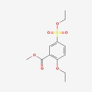 molecular formula C12H16O6S B13855198 Methyl 2-Ethoxy-5-(ethoxysulfonyl)benzoate 