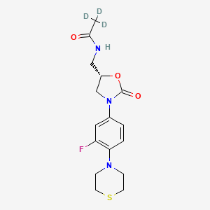 molecular formula C16H20FN3O3S B13855205 Sutezolid-D3 