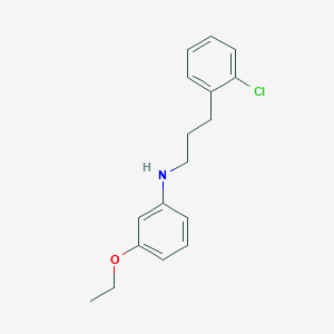 molecular formula C17H20ClNO B1385523 N-[3-(2-Chlorophenyl)propyl]-3-ethoxyaniline CAS No. 1040685-80-0