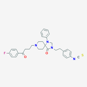 molecular formula C32H33FN4O2S.ClH B138553 NIPS HCL CAS No. 135261-88-0