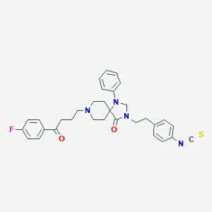 8-[3-(4-Fluorobenzoyl)propyl]-1-phenyl-3-[4-(isothiocyanato)phenethyl]-1,3,8-triazaspiro[4.5]decan-4-one