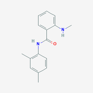 molecular formula C16H18N2O B13855309 N-(2,4-dimethylphenyl)-2-(methylamino)benzamide 