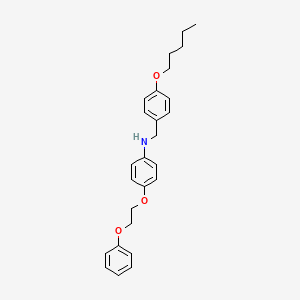 molecular formula C26H31NO3 B1385533 N-[4-(Pentyloxy)benzyl]-4-(2-phenoxyethoxy)aniline CAS No. 1040691-53-9