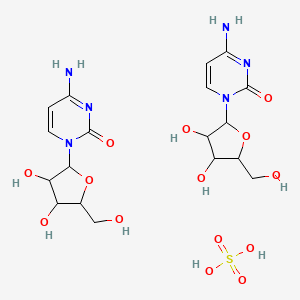 molecular formula C18H28N6O14S B13855375 Cytidinesulfate 
