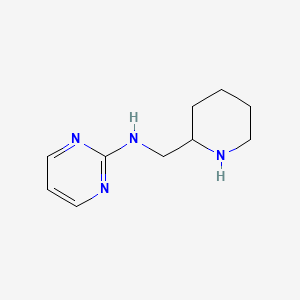 molecular formula C10H16N4 B13855389 N-(piperidin-2-ylmethyl)pyrimidin-2-amine 
