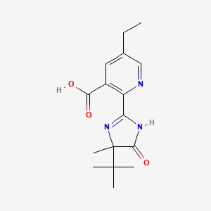 molecular formula C16H21N3O3 B13855443 4-Desisopropyl-4-tert-butyl Imazethapyr 