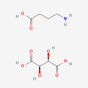 molecular formula C8H15NO8 B13855582 gamma-Aminobutyric Acid Tartrate 