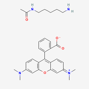 molecular formula C31H38N4O4 B13855583 Tetramethylrhodamine Cadaverine 