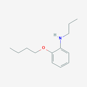 molecular formula C13H21NO B1385561 N-(2-Butoxyphenyl)-N-propylamine CAS No. 1040689-88-0